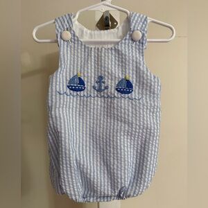 Cecil and Lou Sailboat Bubble Romper